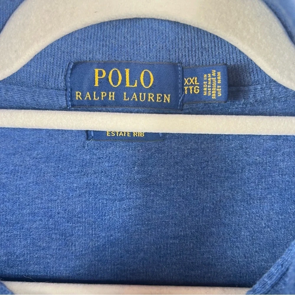 Polo by Ralph Lauren Blue Zip Up Sweater